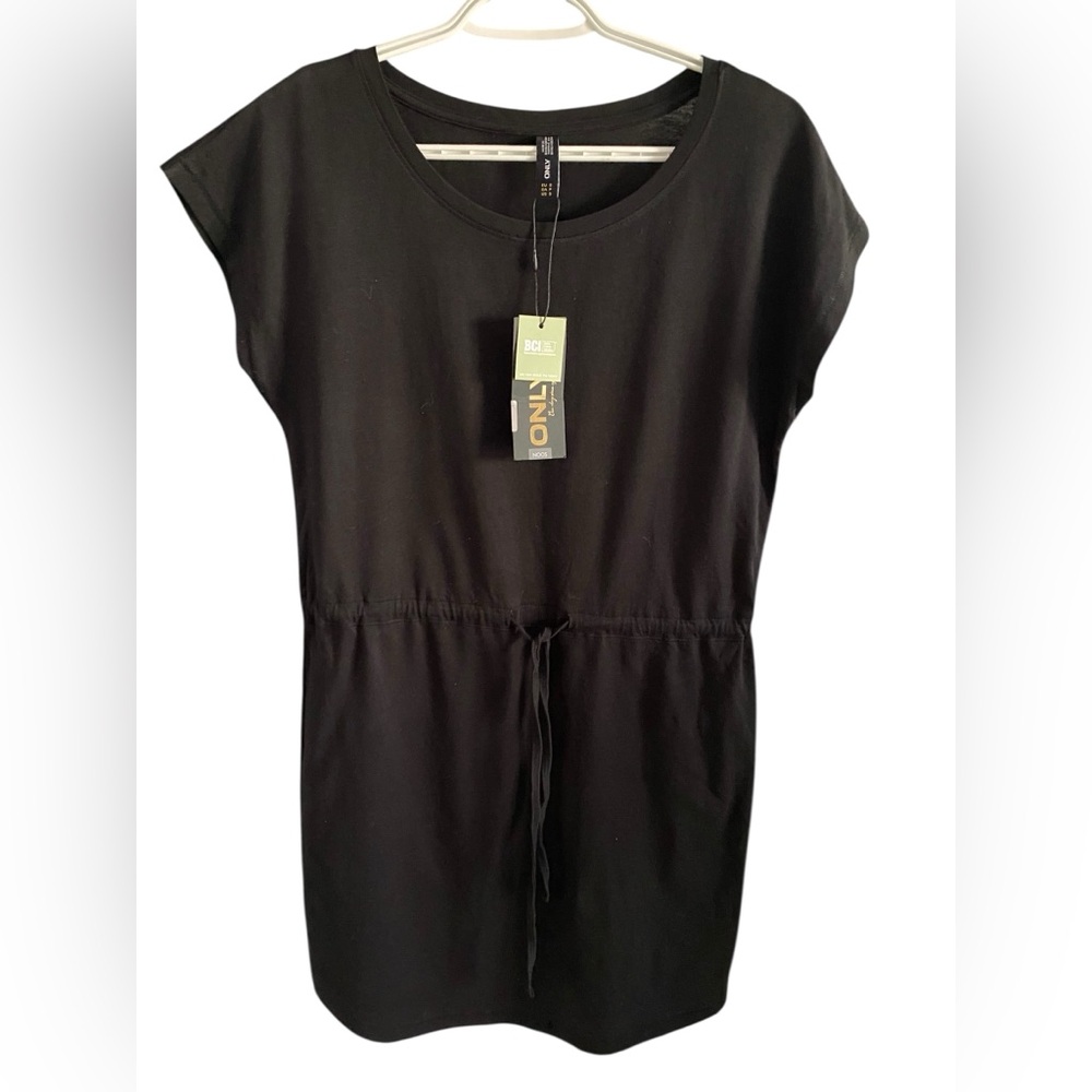 NWT ONLY Dress with Drawstring waist summer dress S